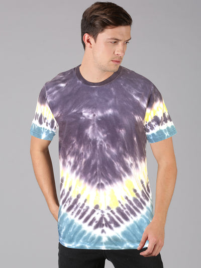 UrGear Tie & Dye Men Round Neck Multicolor T-Shirt