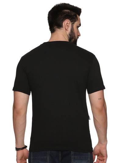 UrGear Printed Men Round Neck Reversible Multicolor T-Shirt