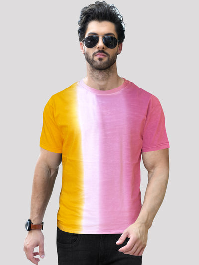 UrGear Color Block Men Round Neck Multicolor T-Shirt