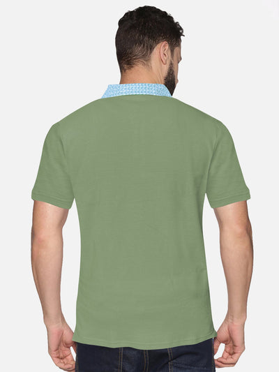 UrGear Printed Men Polo Neck T-Shirt