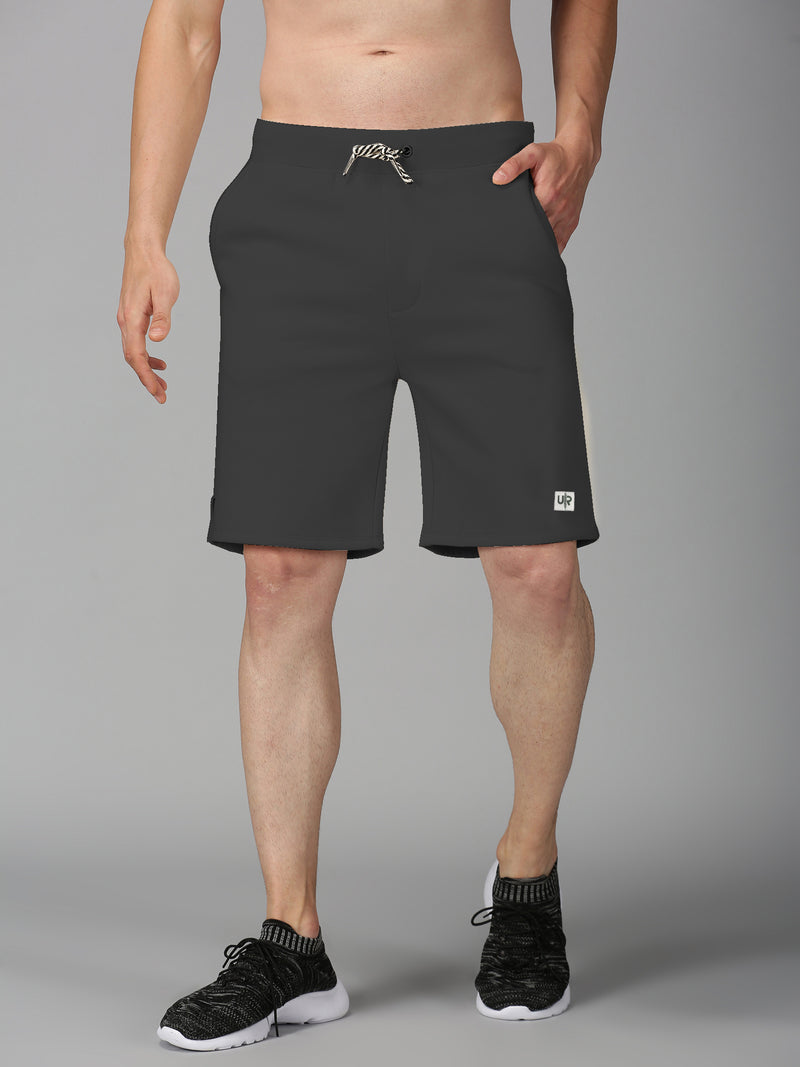 UrGear Solid Men Dark Grey Regular Shorts
