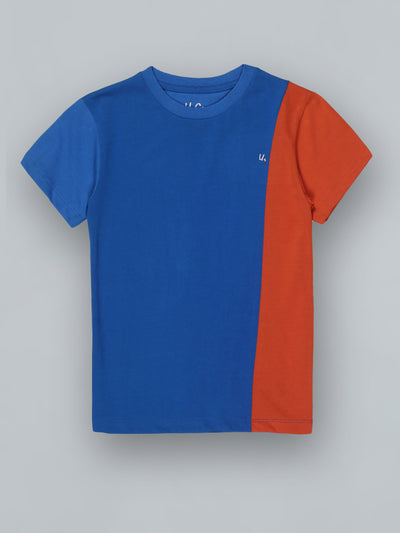 Kids MultiColor ColorBlock Cotton T shirts